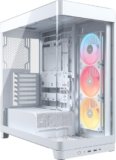 CORSAIR FRAME 4500X LX-R RGB LINK Case Mid-Tower per PC con Vetro Panoramico – Sistema di Montaggio InfiniRail, Anti-Sag della GPU, Include 3 Ventole LX120R RGB LINK – Bianco