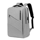 TOPCHANCES Zaino da Viaggio,45x30x16 Borsa Da Viaggio Bagaglio A Mano Aereo Piccolo Cabin Bag 17L,15.6 Pollici Borsa Porta Pc Portatile,Per EasyJet,Eurowings,Norwegian,Lufthansa,Grigio Chiaro