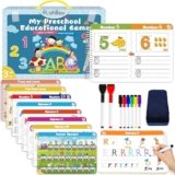 RichBoy Preschool Learning Activities Tracing Books for Kids, Montessori Handwriting Practice Letter Tracing Kindergarten Workbooks, Alphabet Learning Books – 3 4 5 6 Year Old Boy Gifts (40 Pages)