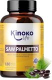 Kinoko Life Saw Palmetto – Serenoa Repens 320 mg 180 capsule. Estratto lipidosterolico puro 85-95%. con Omega 9, Olio di Semi di Zucca, Pygeum Africanum, Serenoa Repens Capelli e Prostata.