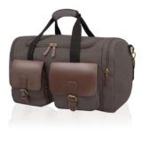 Men’s Weekender Duffle Bag – Vintage Overnight & Gym Bag with Multi-Compartments, Carry-On Approved for Travel