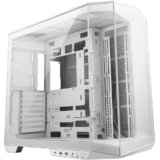 MSI MAG PANO 100L PZ WHITE ATX PC Case – Capacità ATX, staffa di installazione GPU Verical, supporto GPU, filtri antipolvere, staffa di archiviazione oscillante, doppia camera, USB 20Gbps Type-C