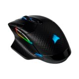 Corsair Dark Core RGB PRO, Mouse Gaming Wireless/Con Filo, Sensore Ottico da 18.000 DPI, Tecnologia Slipstream, Otto Pulsanti Programmabili, Illuminazione Dinamica Multicolore RGB, Nero, CH-9315411-EU