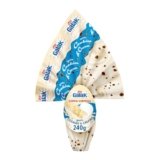 GALAK Uovo di Pasqua 2026 Cioccolato Bianco Cookies & Cream con Sorpresa e 2 Cioccolatini 240g
