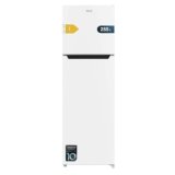 Cecotec Frigorifero Combinato 250L Bolero CoolMarket Combi 250 WD Vetro Nero D. Compressore Inverter Plus Cristallo Nero 180X55Cm, No Frost, Distributore d’Acqua, Classe D, Multi Air Flow