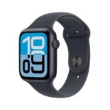 Apple Watch SE 3 GPS + Cellular, Cassa 44 mm in alluminio mezzanotte con Cinturino Sport mezzanotte – M/L