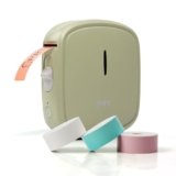 PRT Mini Etichettatrice Portatile – Ricarica Etichette Adesive (3 Rotolo), Bluetooth Stampante Termica Etichette for iOS & Android, Verde