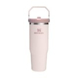 Stanley Flip Straw Tumbler 1.0 Borraccia Con Cannuccia 0.89L – Fredda Per 12 Ore – Borraccia Termica Senza BPA – Bottiglia Acqua Facile Da Trasportare – Lavabile In Lavastoviglie – Rose Quartz