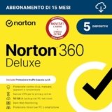 Norton 360 Deluxe 2026| Antivirus 5 dispositivi|15 mesi| Digital Download