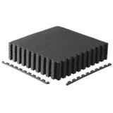 CAP Barbell 1/2-Inch Interlocking EVA Foam Exercise Puzzle Mat Home Gym Flooring – 2 Pack | 24″ x 24″ x 1/2″ | T Pattern – Black