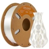 Filamento ERYONE Silk PLA per stampante 3D, 1,75 mm, tolleranza: ± 0,03 mm, 1 kg (2,2 libbre)/bobina, Bianca