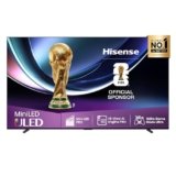 Hisense TV 100″ Mini-LED 165Hz 4K 2025 100U7Q PRO, Smart TV VIDAA U9 con 1000+APP, Dolby Vision IQ, HDR 10+ Adaptive, 165Hz Game Mode Ultra, Dolby Atmos 2.1.2 con Subwoofer, Alexa Built-in