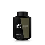 Seb Man The Purist, Shampoo Antiforfora Purificante, Combatte la forfora, Per Cuti Secche, con Forfora e per Capelli Grassi, Riduce le Irritazioni della Cute, 250ml