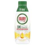 Fairy Platinum Detersivo Lavastoviglie Liquido, Gel Lavastoviglie, 50 Lavaggi, Extra Brillantezza, Profumo Di Limone
