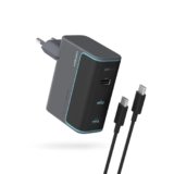 100W USB C Caricatore, CUKTECH Gan Caricabatterie Rapido Multiplo USB Alimentatore Portatile PD Compatibile con Samsung Galaxy S24 /S22/iPhone 16 pro/Laptop/MacBook Pro/Tablet/Steam Deck, Nero