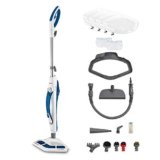 Polti Vaporetto SV460_Double Function Steam Mop with Portable Cleaner and Vaporforce Brush, 17 Accessories, Kills and Eliminates 99.9% of Viruses, Bacilli and Bacilli, 1500W, 0.3L, Blue/White