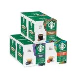 Starbucks Black Cup Variety Pack by NESCAFÉ Dolce Gusto Coffee Pods 6 x 12 (72 Capsules) – Amazon Exclusive
