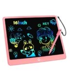 Tavoletta Grafica LCD Scrittura 16 Pollici, Tavoletta Grafica Bambini Elettronica Lavagna Digitale da Disegno con Penna Giochi Giocattolo 3-12 Anni Regali di Natale di Compleanno per Ragazzi Ragazze