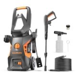 LawnMaster Idropulitrice elettrica LT306-1800C 13 Amp 1,4 GPM 2100 PSI max con bottiglia di schiuma certificata CSA