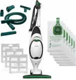 AMG Shop Online Aspirapolvere FOLLETTO VK150 + 6 SACCHETTI + PROFUMINI + TUBI, Con Motore 60.000 giri/min, Emissione Polveri 0,0001 mg/m³, Sacco 2,5 L, PESO: 3 Kg