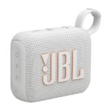 JBL GO 4 Speaker Bluetooth Portatile, Altoparlante Wireless con Design Compatto, Waterproof e Resistenza alla Polvere IP67, fino a 7 h di Autonomia, USB, Compatibile con App JBL Portable, Bianco