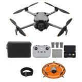 DJI Mini 5 Pro Combo Fly More con DJI RC-N3, 4K Drone con Fotocamera, CMOS da 1 Pollice, Rilevamento Omnidirezionale Degli Ostacoli, ActiveTrack 360°, 3 Batterie, C0 (Landing Pad + Elastic Band)