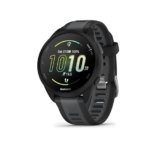 Garmin Forerunner 165, Smartwatch per la corsa, 43mm, Musica, App di Streaming, GPS, Cardio, VO2max, Report mattutino, HRV Status, Piani gratuiti 5K, 10K, 21K e Maratona, GarminPay, Black