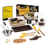 Set Cioccolato di Dubai DiBYS – Stampo in Silicone e Ingredienti – 200g Crema di Pistacchio, 300g Cioccolato al Latte, 200g Pasta Filo Kadayif – Stampo per Cioccolato di Dubai con Glitter Dorato Comme