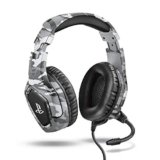 Trust Gaming GXT 488 Forze-G Cuffie PS4 e PS5 con Licenza Ufficiale PlayStation, Over-Ear, Microfono Ripiegabile e Archetto Regolabile, Jack Audio 3.5 mm, Cuffie Gaming Cablate – Grigio