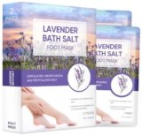 Foot Peel Mask, Lavender Foot Mask Natural Exfoliator for Dry Dead Skin, Callus, Peeling Foot Mask Repairs Heels & Removes Cracked Feet & Rough Heels Enjoy Baby Soft Smooth Feet