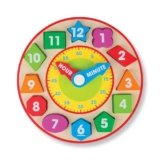 Melissa & Doug Shape Sorting Clock – Wooden Educational Toy
