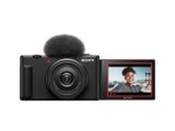 Sony Vlog camera ZV-1F di | Fotocamera digitale (schermo orientabile, video in 4K, slow motion, funzionalità per vlog) – Nera