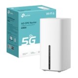 TP-Link Archer NX600 Router 5G Wi-Fi 6 AX3600Mbps Dual Band, Porta WAN/LAN 2.5G+2×Porte Gigabit LAN, Plug & Play, 4K-QAM, 8×5G/LTE, 2×Wi-Fi Antenne Interne, EasyMesh, HomeShield