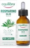 Equilibra, Olio di Rosmarino per Capelli, 100 ml, con Olio di Rosmarino, Olio di Mandorle e Olio di Ricino, Rinforza Cuoio Capelluto e Capelli, Dermatologicamente Testato, Adatto a Pelli Sensibili