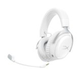 HyperX Cloud III S Wireless, Cuffie Bluetooth, Audio 3D, Microfono Noise-Cancelling, Fino a 200 ore di Autonomia, Dongle USB-C, Compatibili con PC, PS5, Nintendo Switch, Bianco