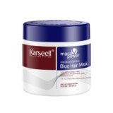 Karseell Maschera Capelli Blu 500ml – NON è una Tinta – Maschera Colorante Capelli Ripristina e Valorizza i Toni Blu dei Capelli Trattati con Colorazioni