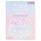 The Crème Shop x Hello Kitty Feel So Clear Printed Essence Sheet Mask, Clarifying and Hydrating Face Mask with Tea Tree and Hyaluronic Acid – 50th Year Anniversary Limited Edition – (Pack of 6)