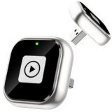 ENOMIR Wireless CarPlay Adapter 2025 Upgrade, Plug & Play CarPlay Adapter Wired to Wireless, Mini USB Design, Fast Auto-Connect, No Delay, Compact Design for iPhone & Android, Matte Silver