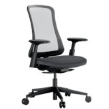ProtoArc Flexer Sedia Ergonomica Schiena Alta in Rete Nylon Traspirante, Sedia Girevole Traspirante, Inclinazione Adattiva al Peso, Sella Traspirante Scorrevole, Braccioli Regolabili in Altezza, Nero