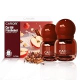 Carori Car Air Freshener – The Adorable Lightbulb-Shaped – Automotive Vent Clip – Long Lasting Scent – Essential Oils – Scented Car Accessories – Apple Cinnamon Perfume