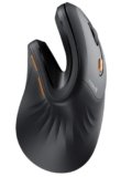 ProtoArc Mouse Ergonomico, EM11 NL Mouse Verticale Senza Fili Ottico Ricaricabile con 3 Porte Dispositivi (2*Bluetooth &USB), 3 DPI Regolabili per Computer, iPad, Mac, Windows – Nero