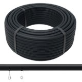 MAKA Tubo Ala Gocciolante Irrigazione 2.2 Litri/Ora 16mm Striscia Tape Polietilene Acqua Forato 4 Gocciolatoi a Goccia Orto Bobina Diverse Misure Resistente UV (50 metri, Passo 20)