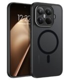 VENINGO Magnetica Cover per Xiaomi 15T Pro Custodia Compatibile con MagSafe Cover Case Traslucida Opaca Silicone Tpu Anti Impronte Digitali Custodia per Xiaomi 15T Pro 6,83 Pollice Nero