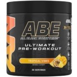 Applied Nutrition ABE Pre Workout – All Black Everything Polvere, Energia e Performance Fisica con Citrullina, Creatina, Beta Alanina (375g (Pack of 1), Tropical Vibes)
