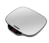 G3 Ferrari G20096 Patty Bilancia da Cucina elettronica, Maxi formato XXL, Display Alta Luminosità, Max 15Kg, Grande piatto INOX, Funzione TARA, Nero/Inox