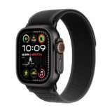Apple Watch Ultra 2 GPS + Cellular 49 mm Sportwatch con robusta cassa in titanio Nero e Trail Loop Nero – S/M. Fitness tracker, GPS di precisione, tanta autonomia, luminoso display Retina