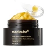 medicube Crema Idratante Per Il Viso Deep Vitamin C Golden Capsule, Liposomi, Per Rughe, Skin Radiance, Gel Trasparente Per Un’Idratazione Luminosa, Cura Della Pelle Coreana 1,94 Oz