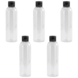 5pz Bottiglie Vuote Viaggio,200ml Contenitori Plastica Trasparente Adesivo,Bottiglia Cosmetica Vuota,Contenitore Per Volo,Kit Viaggio Liquidi,Borraccia Piccola Per Cosmetici,Viaggi,Shampoo