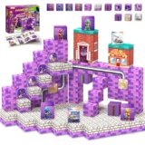 48PCS Magnetic Blocks, Stocking Stuffers for Kids,Ideal Gifts for Ages 3 4 5 6 Year Old, Magnetic Cubes Sensory Montessori Toys for 3 4 5 6 7 8 Year Old Boys & Girls
