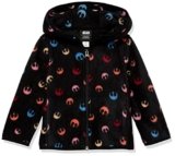 Amazon Essentials Disney | Marvel | Star Wars | Princess Toddler Girls’ Polar Fleece Full-Zip Hoodie Jackets, Star Wars Rebel, 3T